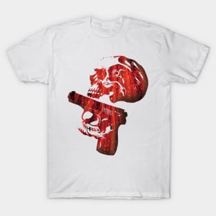 skull is armed T-Shirt